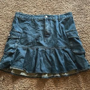 2xl denim skirt